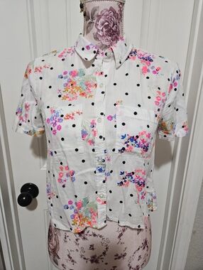 So Floral Button Down Shirt